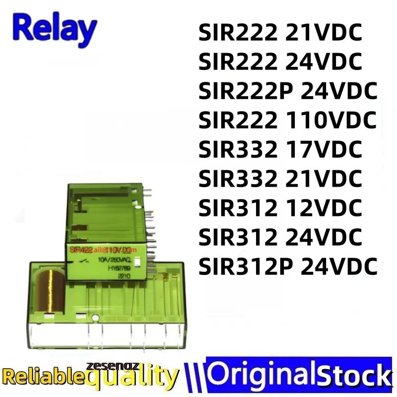 

SIR222 110VDC SIR222 21VDC SIR222 24VDC SIR222P 24VDC SIR312 24VDC SIR312P 24VDC SIR332 17VDC SIR332 21VDC SIR312 12VDC
