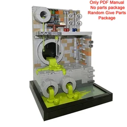 MOC Movies Turtles Sewer Diorama Building Blocks PDF Manual Sewer Lair Parts List(Only PDF Manual,No parts）