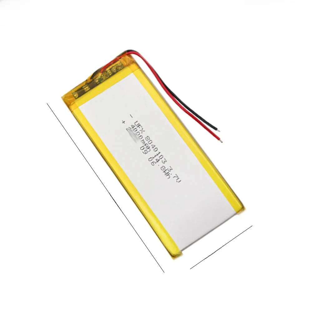 3.7V Li Polymer Battery 4000mah For Sky book Flat battery Bluetooth speaker Air purifier GPS stick light toy digital Battery