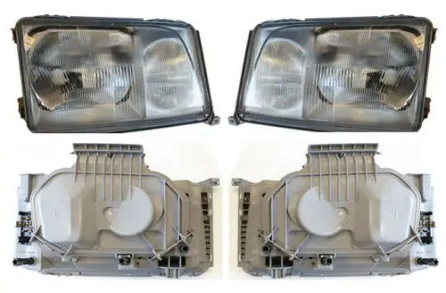 For Mercedes Benz E Class W124 C124 A124 S124 European Headlight pair set NEW  1993 ,1994,1995 19961248209359