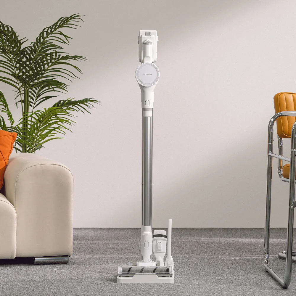 المكنسة الكهربائية اللاسلكية Homelia - عصا يدوية BLDC خفيفة الوزن للغرف الصغيرة