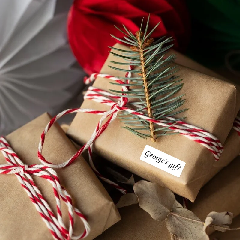 40x15mm White Thermal Label Sticker Paper Clothing Commodity Price Food Tag Self-Adhesive Labels 380pcs/roll for Printer