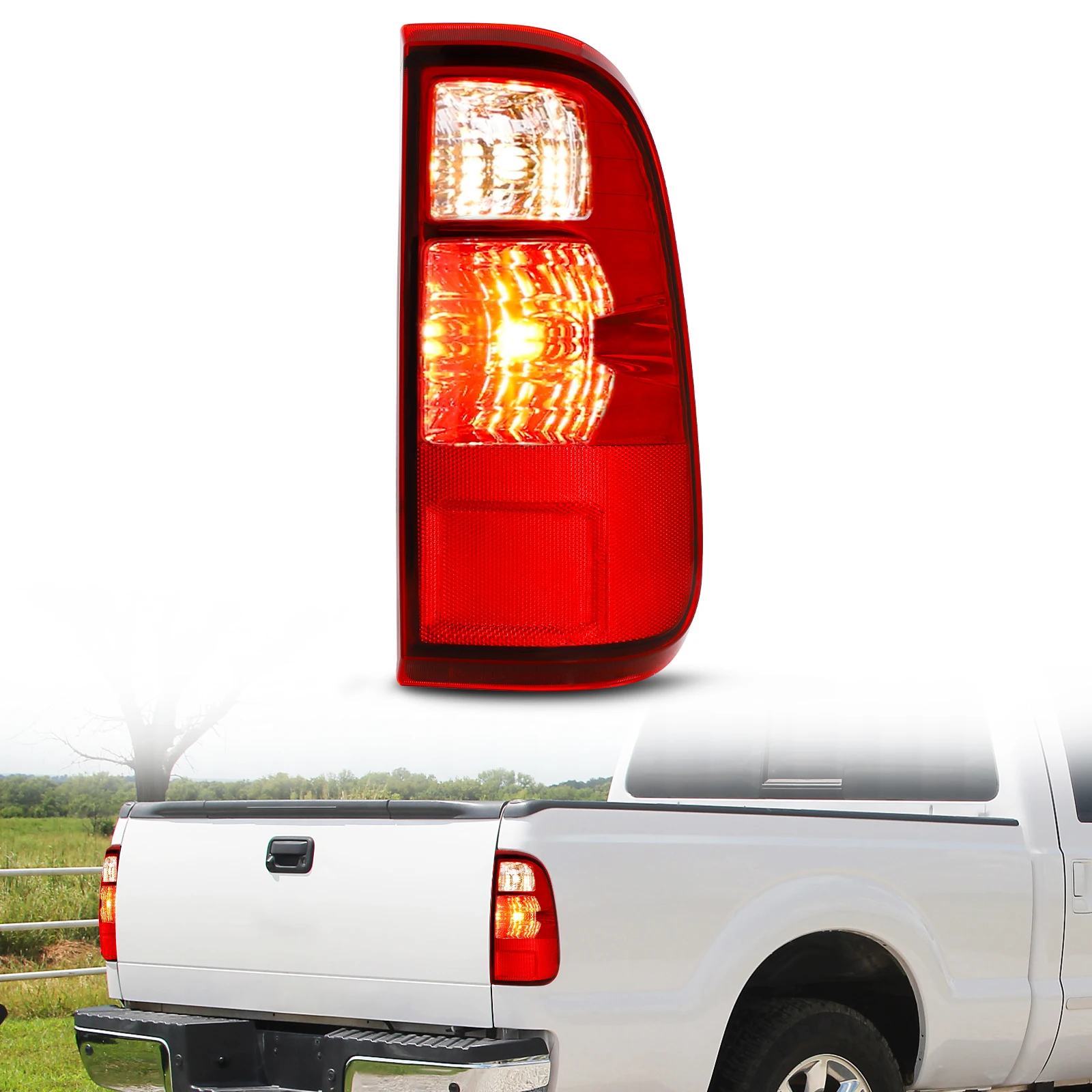 

Светодиодные задние фонари в сборе, совместимые с 2008-2016 Ford F250 Задние фонари в сборе с правой стороны