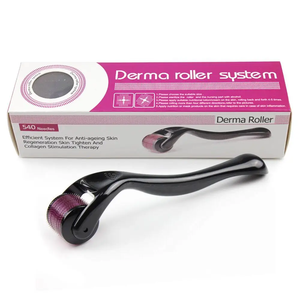 0.2/0.25/0.3mm 540 Derma Roller rullo per la cura della pelle barba Derma Roller DRS 540 aghi Microneedling Roller ricrescita dei capelli