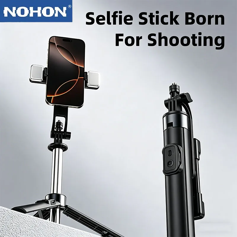 

Selfie Stick Travel Tripod for Cell Phone with Remote Control Extendable Selfie Stick for iPhone Video Recording Festival Gift