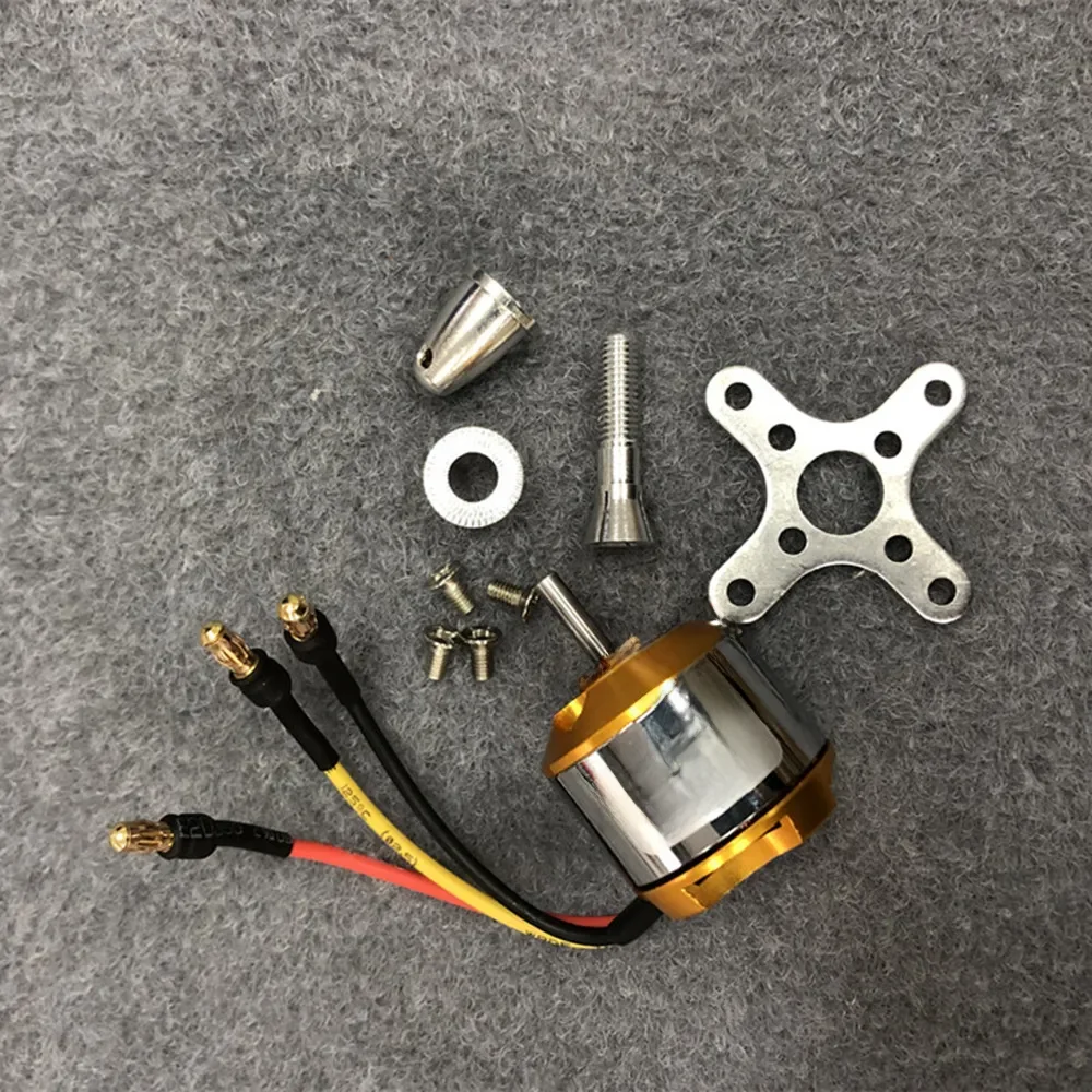 1 pièces A2212 moteur sans brosse 930/1000/1200/1400/1800/2200/2450/2700KV pour avion RC avion multi-copter moteur sans brosse