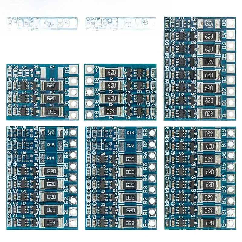 3S 4S 5S 6S 7S 8S 21V 4.2v Li-ion Balancer Board 18650 li-ion balncing full charge battery Balance Function Protection Board — zdjęcie 2