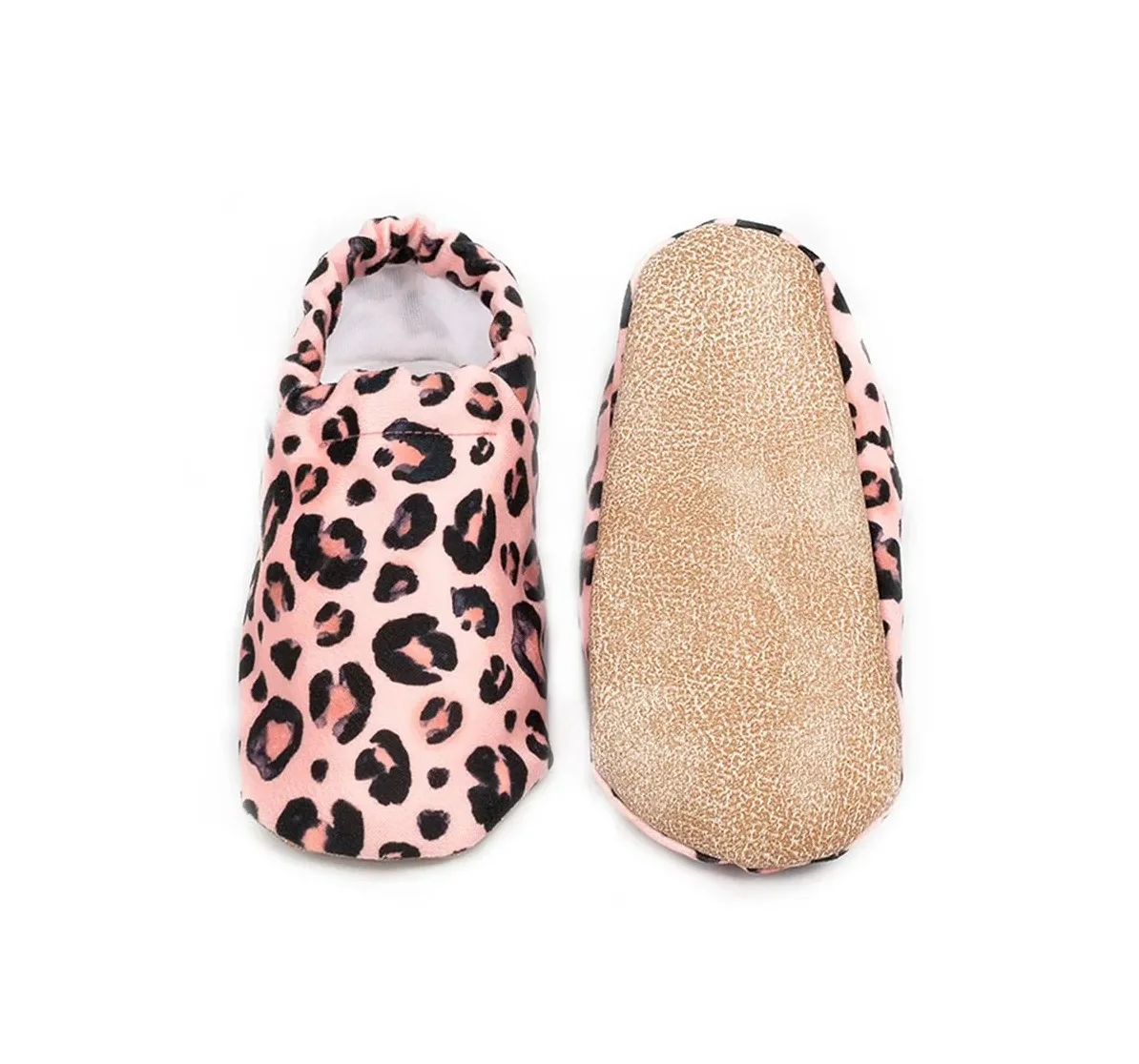 Leopard anti-derrapante único bebê botinhas, unisex, novo modelo, de boa qualidade, para a mãe, menino e menina