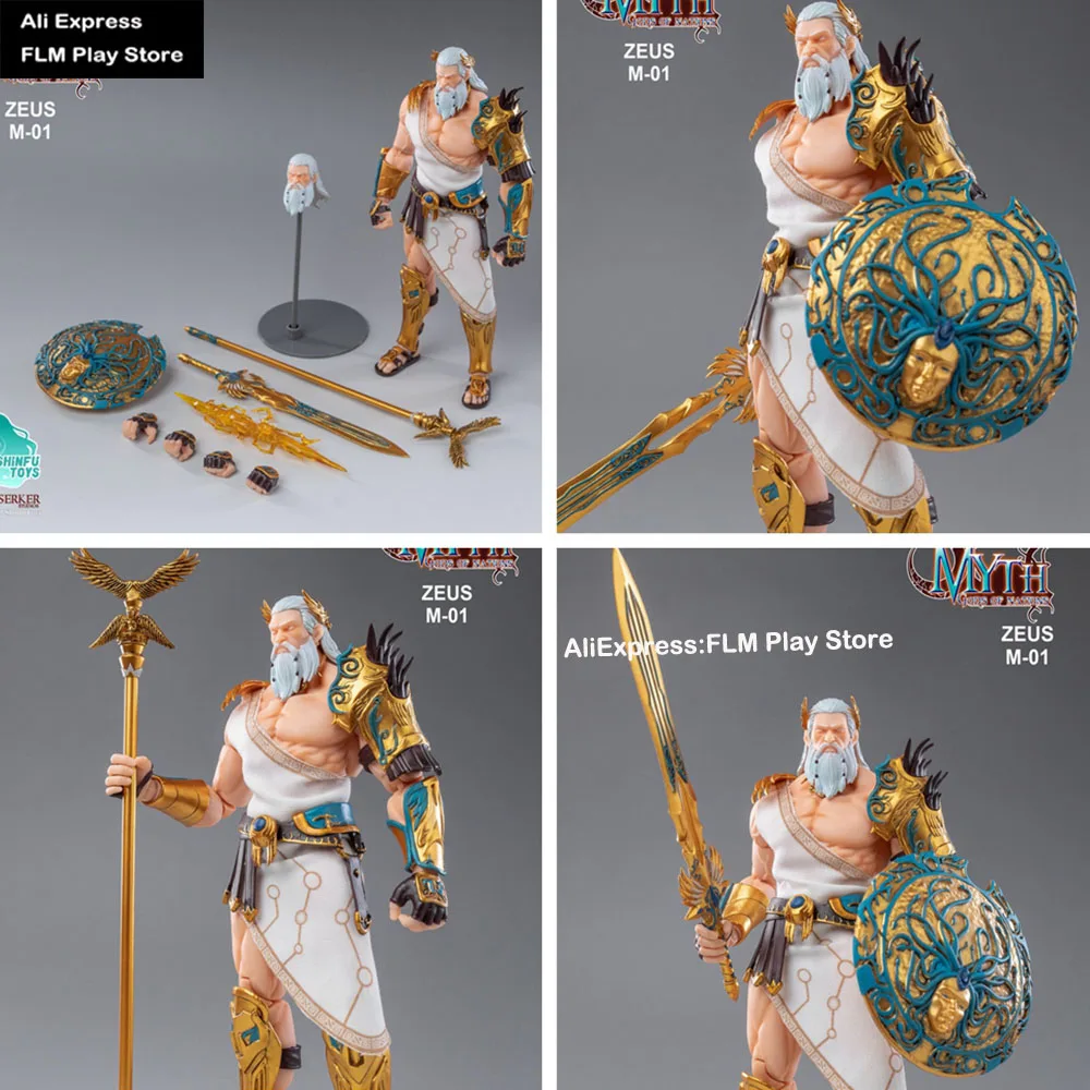 In Stock New Berserker Studios M01E ZEUS M03 M03G 1/12 Sea God