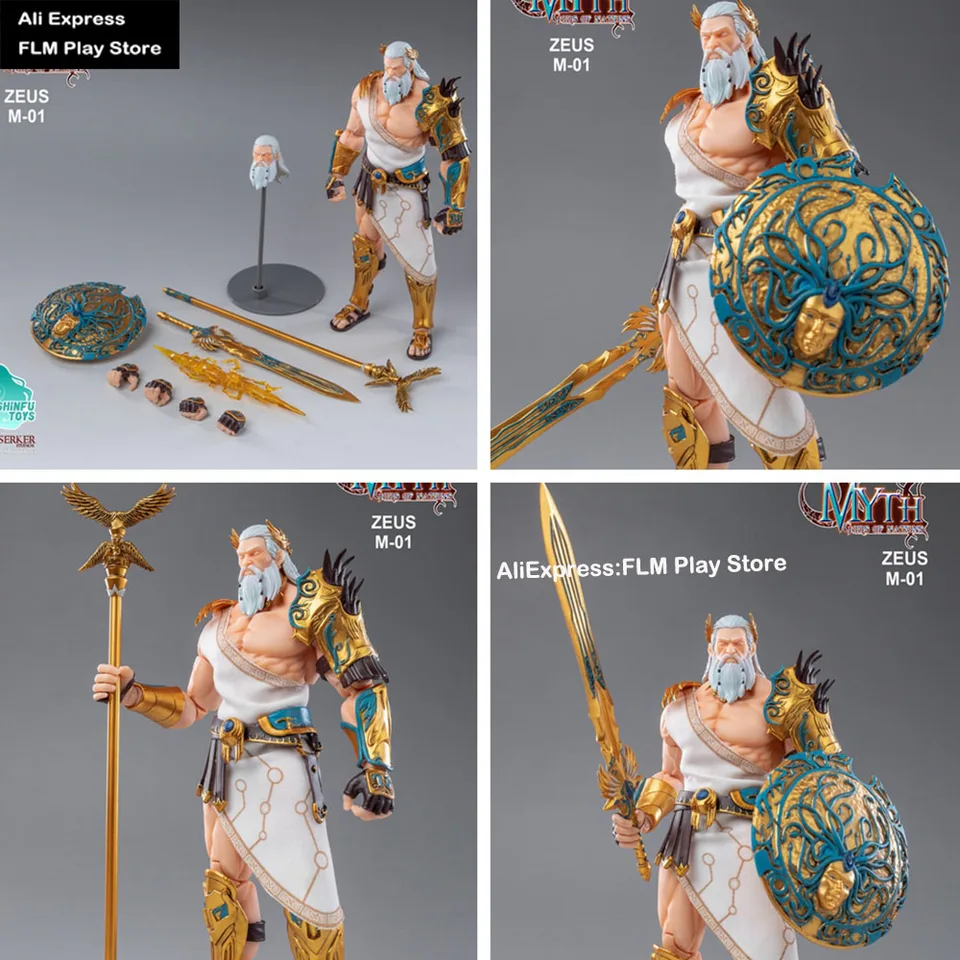 In Stock New Berserker Studios M01E ZEUS M03 M03G 1/12 Sea God