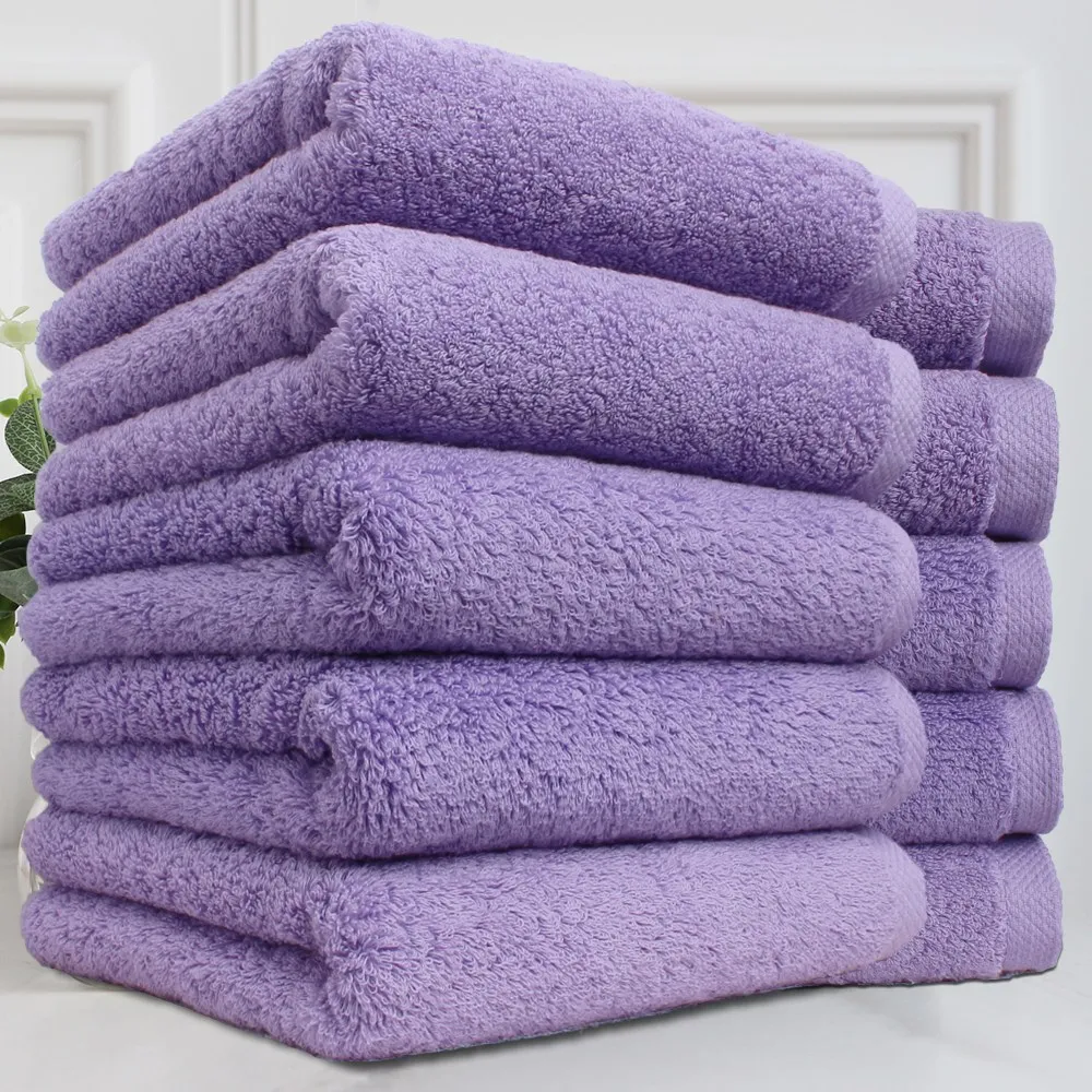 [Cotton Cloud] Thom 200g 100% Cotton, 40 Number Hotel Towels, Violet 5/10 Piers, Bath Towels, 40*80cm Cotton Cloud