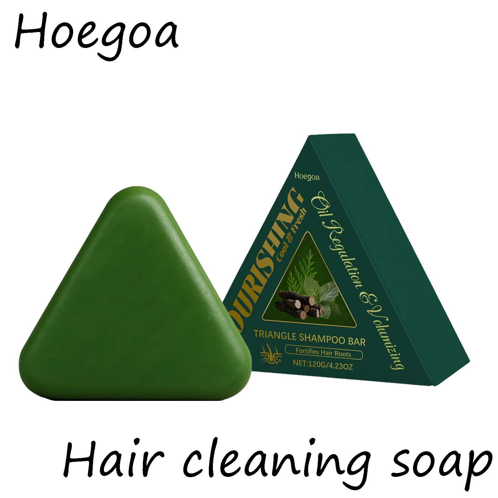 

Hoegoa травяное мыло для чистки волос, глубокая очистка, контроль жирности, не вызывающее разглаживание волос, питательное успокаивающее мыло для чистки волос