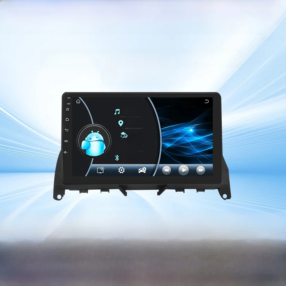 2DIN Android 13 Autoradio Für Mercedes Benz C Klasse W204 S204 2007-2010 Auto Multimedia GPS 4G Drahtlose CarPlay autoradio KEINE DVD