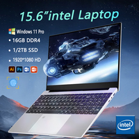 15.6'' Windows 11 Laptops Intel Celeron N4000 16GB RAM 1TB 2TB SSD Laptop Fingerprint Unlock Portable Business Study Laptop