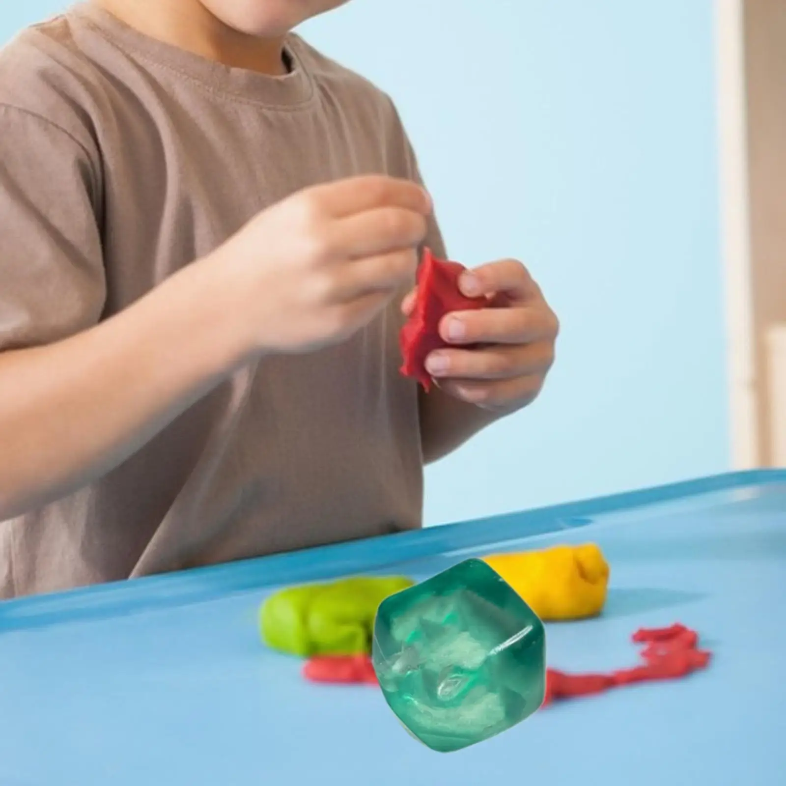 Zabawka sensoryczna w kształcie kostek lodu, miękka zabawka antystresowa, prezent, zabawka do ściskania, relaksująca, do torebek z upominkami, nowość, ukojenie dla dzieci, nastolatków i dorosłych.