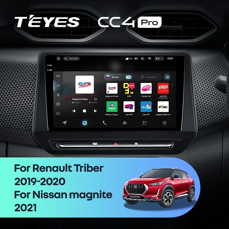 TEYES CC4 PRO For Renault Triber For Nissan magnite 2019 - 2021 RHD CarPlay Auto 2DIN Autoradio Car play Radio Multimedia Stereo