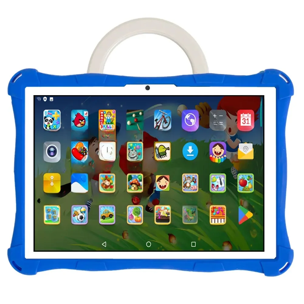BDF Kids 10,1-calowy tablet Android 11 Pc 4 GB pamięci RAM 64 GB pamięci ROM 3G Gniazdo karty SIM Wbudowane oprogramowanie dla dzieci WiFi Bluetooth — zdjęcie produktu 7