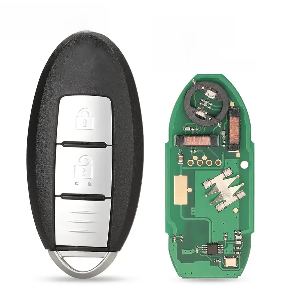 Jingyuqin TWB1G662 433Mhz ID46 clé de voiture à distance intelligente pour Nissan Micra Juke Sentra Patrol Note Navara Tiida Frontier CWTWB1U825