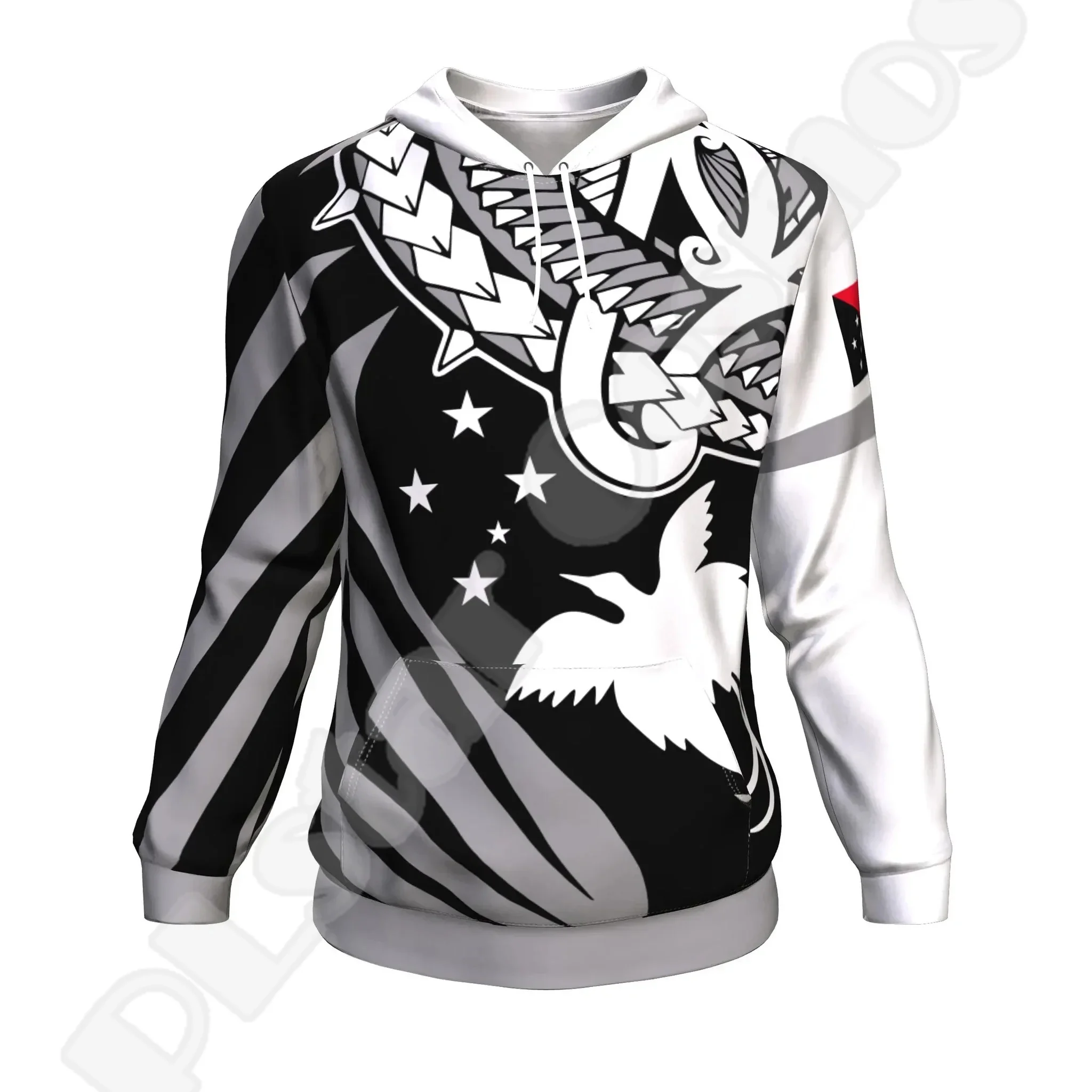 

Новый модный флаг страны островов Папуа Новая Гвинея культура этнические татуировки Ретро 3DPrint пуловер Harajuku Повседневная куртка с капюшоном M38