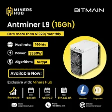 КУПИТЬ КУПИТЬ 2 ПОЛУЧИ 1 БЕСПЛАТНО Новый BITMAIN Antminer L9 16G 3360W Litecoin Miner L9 Mining LTC+ Doge