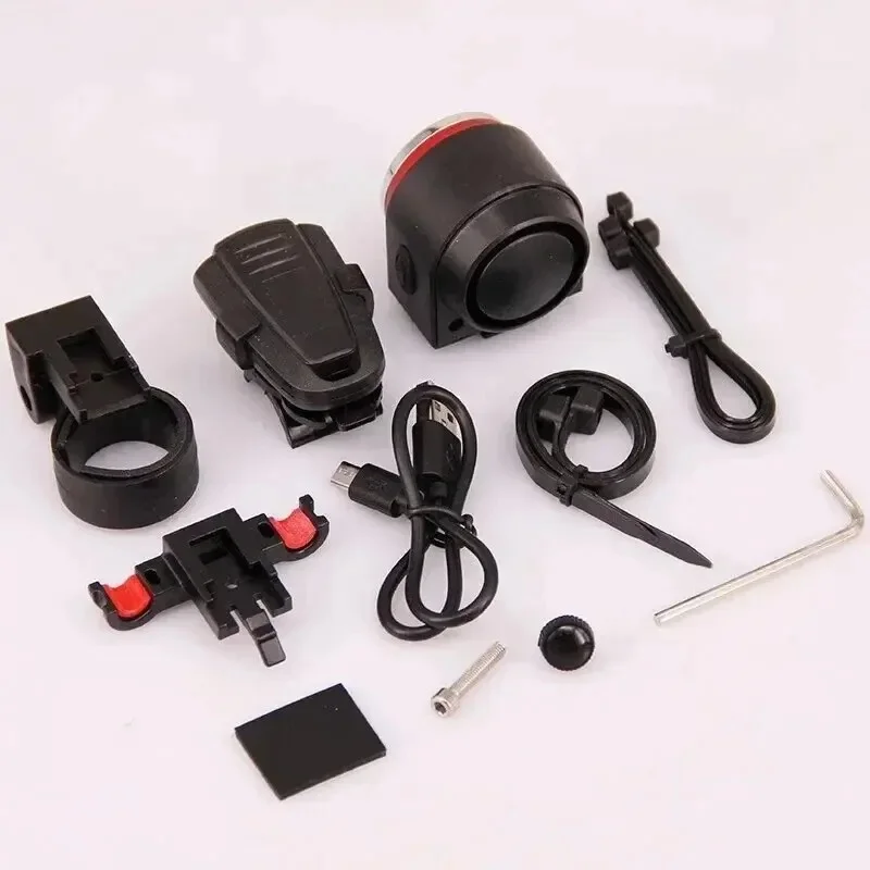 AliExpress CYCLAMI ANTUSI A8 Bike Anti-theft Alarm Lock Auto Brake Cycling Taillight Remote Control Waterproof Bicycle Rear Light Wireless Bell