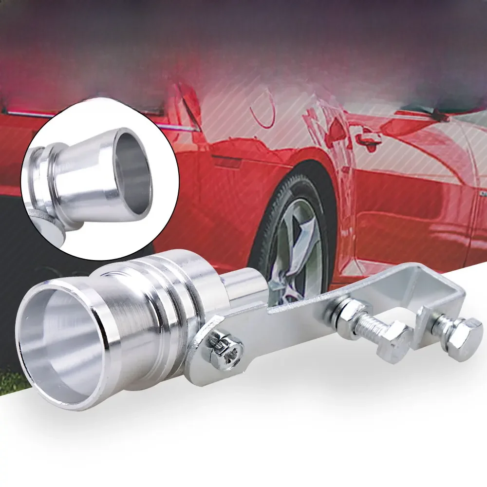 Simulateur universel sifflet d'échappement faux Turbo sifflet tuyau silencieux sonore soufflage style de voiture Tunning S/M/L/XL