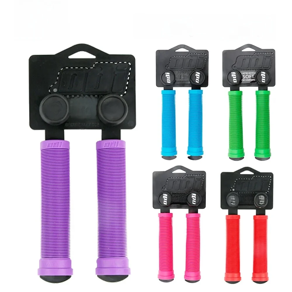AliExpress ODI silicone bicycle grips 22MM purple pink red blue green black ergonomic MTB handlebar grips for bmx Mountain bike