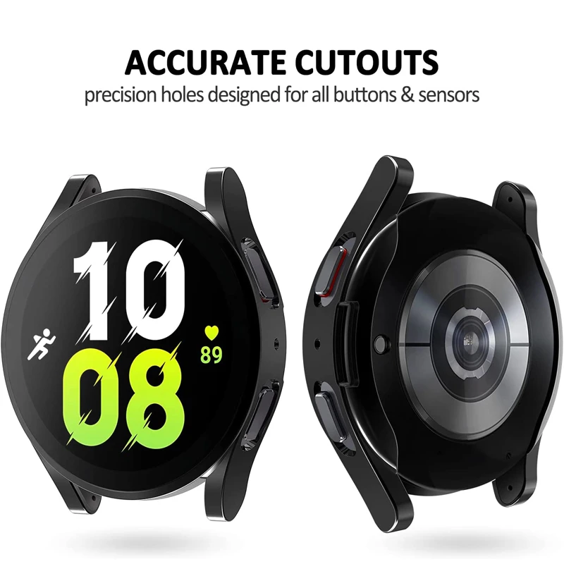 Ốp Lưng Dành Cho Samsung Galaxy Samsung Galaxy Đồng Hồ 5/4 44Mm 40Mm TPU Ốp Lưng Mạ Viền Bao Da Bảo Vệ Màn Hình Galaxy Đồng Hồ 4 Classic 46Mm 42Mm 5pro 45Mm