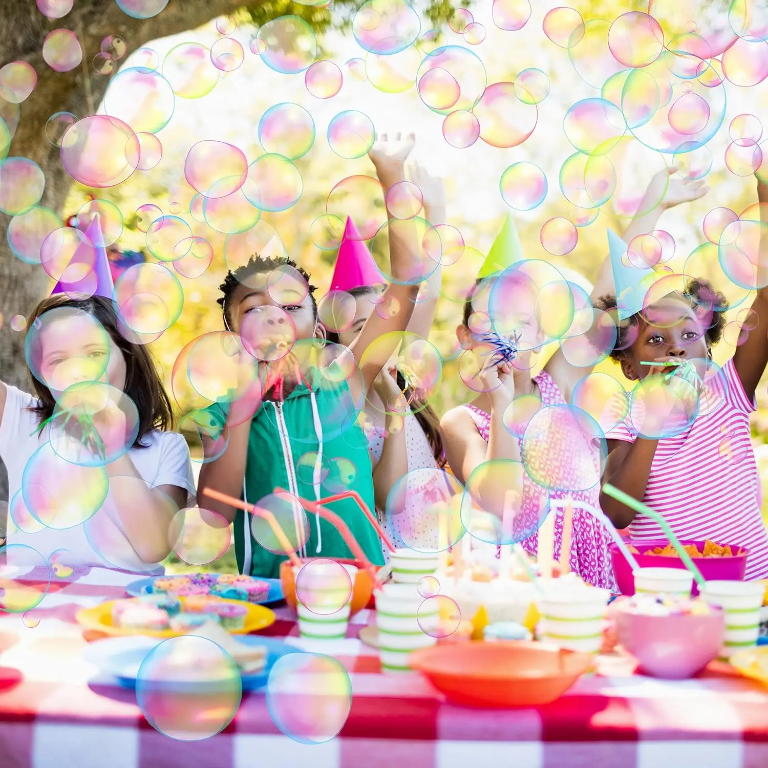 Color Baby Color Bubbles liquid bottle Bubbles 2 liters-outdoor game-perfect liquid to make the best Bubbles.