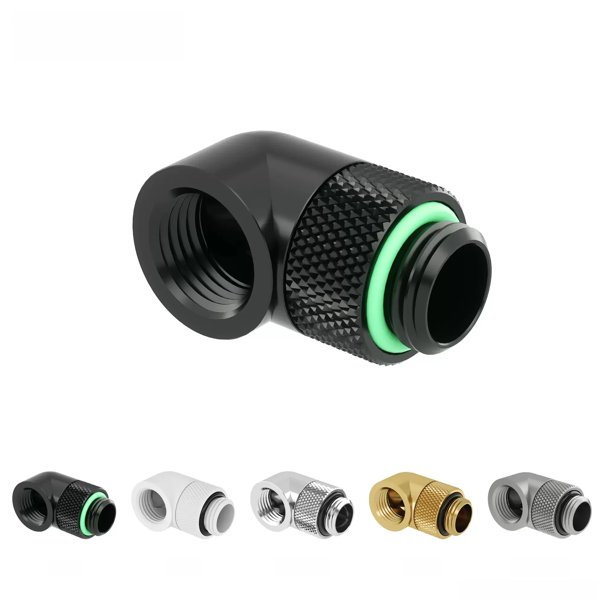 Barrow PC chłodzenie wodne złączki obrotowe złącze rurowe rura przesuwna 90 stopni chłodnica wodna radiator gadżet Adapter TWT90-v2.5 — zdjęcie 2