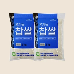 [초록숟가락] 유기농 찹쌀 3kg x 2ea