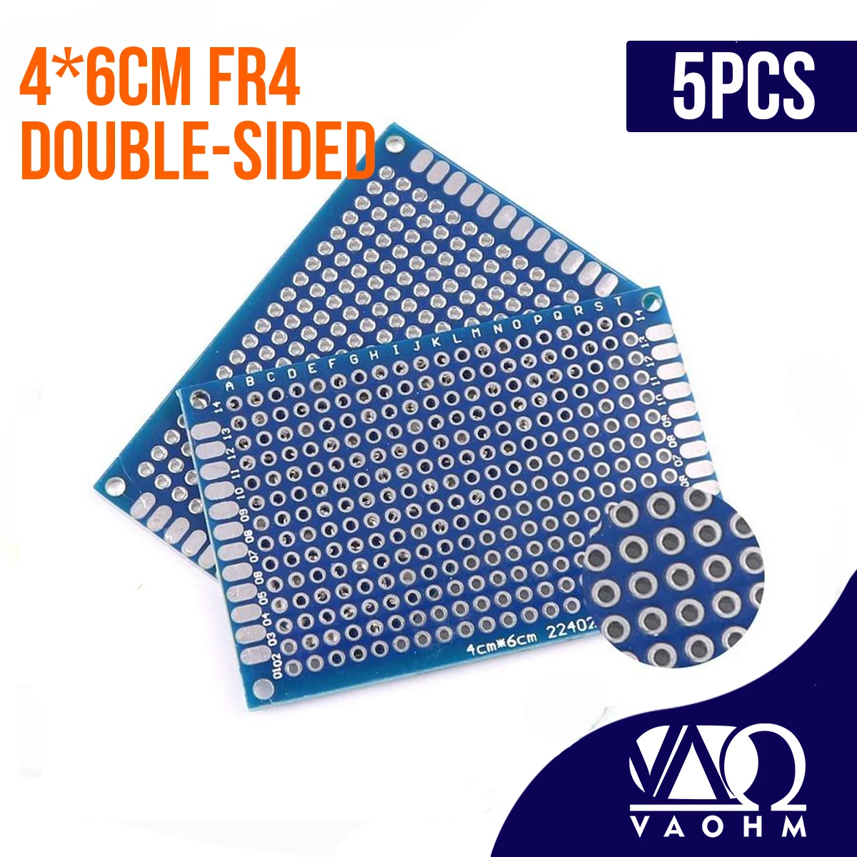 5PCS 4*6cm Prototype PCB Double Sided FR4