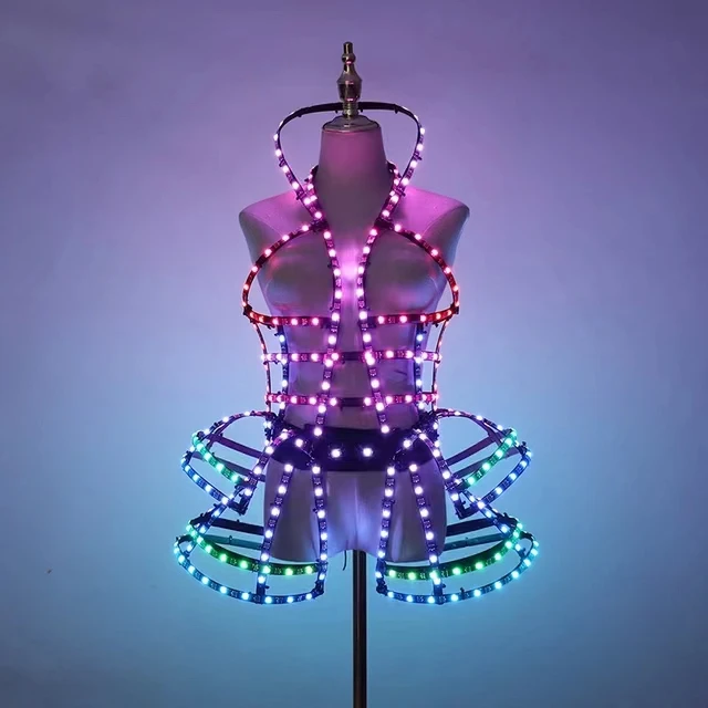 

Light Up Luminous Costumes Sexy Girl Tutu Ballet Dancing