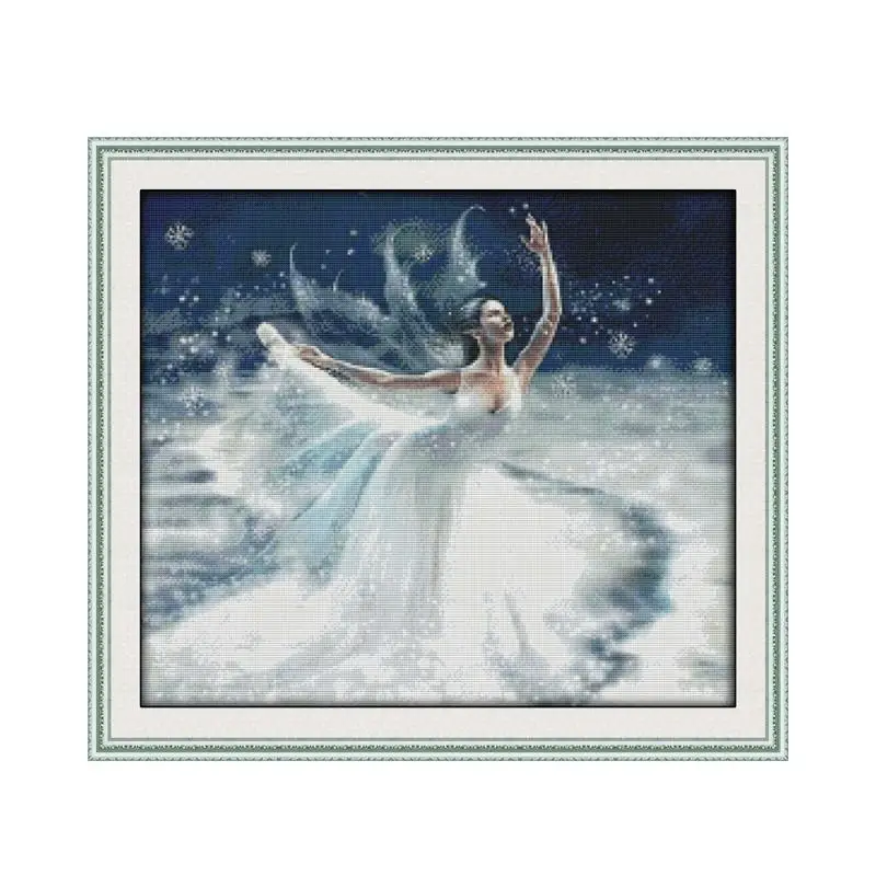 Ballerina Series Cross stitch kits 11ct 14ct Counted printing Patterns Canvas Embroidery Kit DMC line number DIY Needlework set