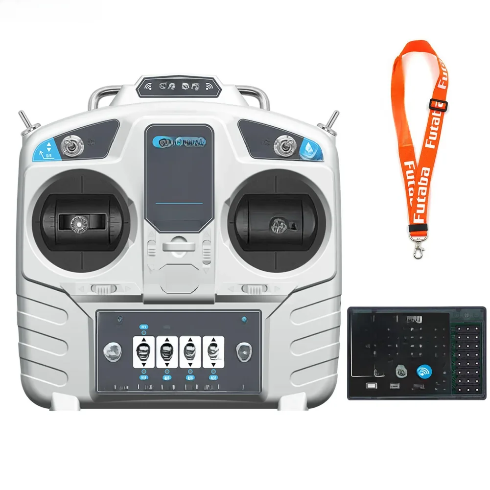 Microzone Mc6c Mini V2 2.4G 6ch Controller Zender W/Ontvanger Radiosysteem Voor Rc Vliegtuig Drone Multirotor Helikopterboot - afbeelding 2