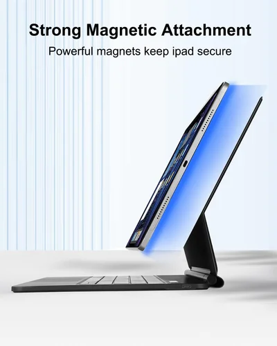 Imagen 2 del producto Teclado Mágico para iPad Air 11 M4 2026/ M3 2025/M2 2024, Funda con Teclado para iPad Air 4ª y 5ª Generación 10.9, Funda Inteligente Tipo Folio