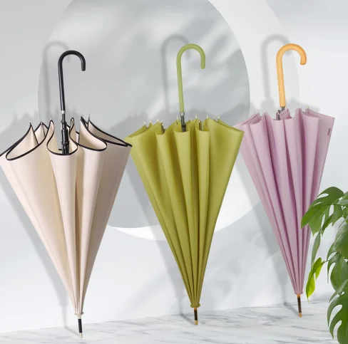 Pretty Large Durable Pastel Fashion 16K Ld umbrella Big Lightweight Light umbrella Yangsan