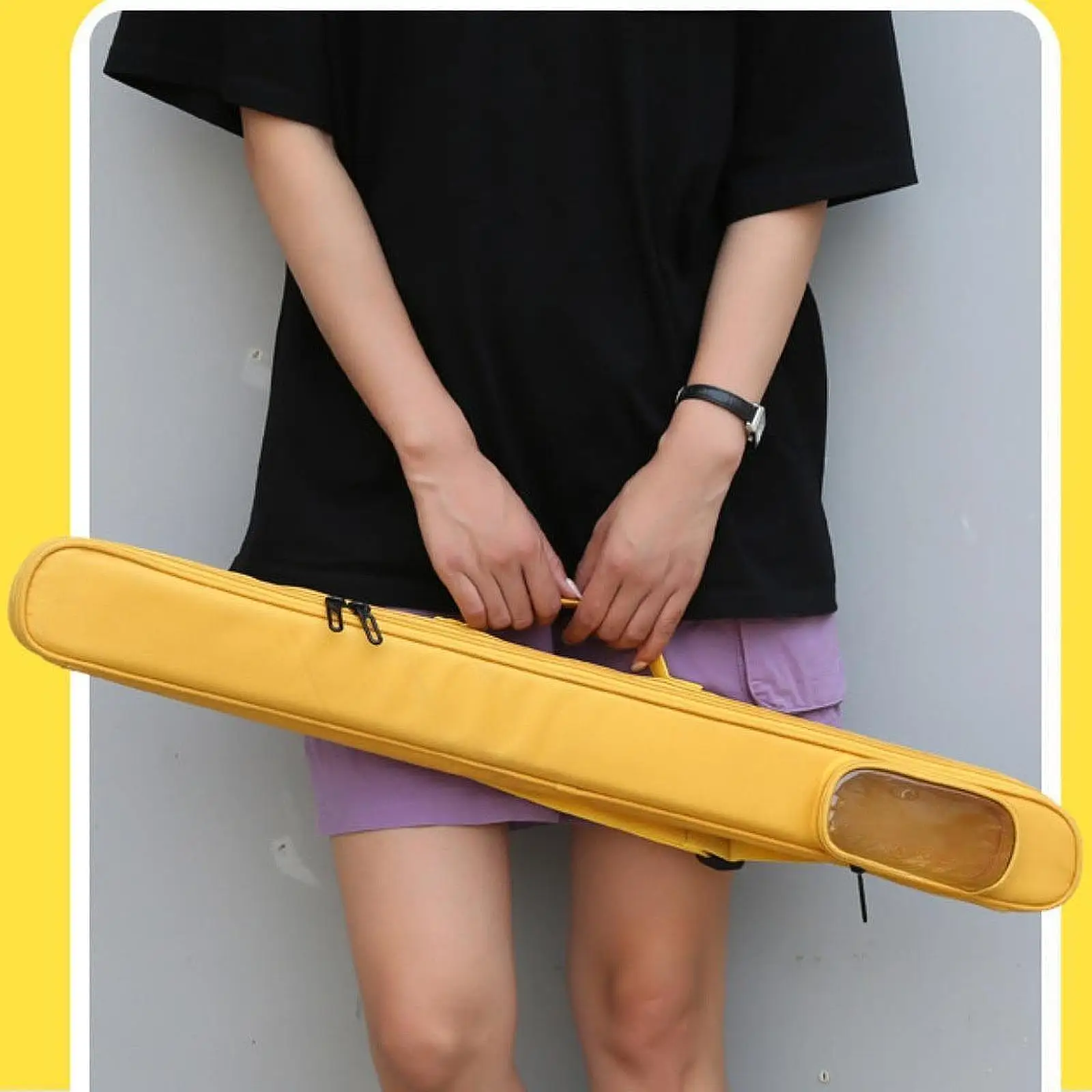 Portable Flute Bag Bamboo Flute Bag Travel Carrying Pouch Compact Dustproof Flute Organizer Carrying Case Flute Carrying Bag