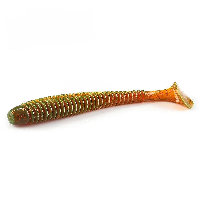 2023 HOT Impact Ring Shad Fishing Lure Soft 63mm 80mm 97mm Plastics Baits Swimbait Jigging LureBait perch Lures — 2