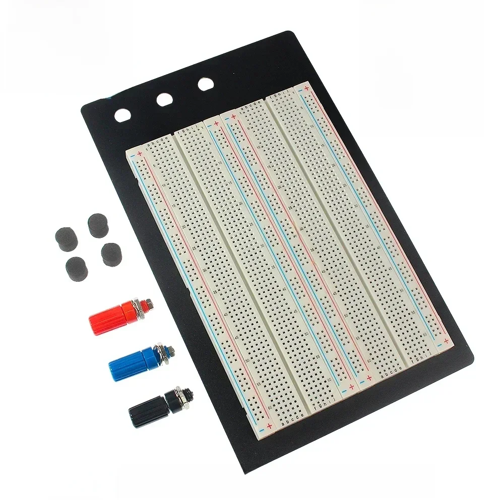 1/2PCS ZY-204 Broodplank 1660pts Protoboard 4 Bus Test Printplaat Aansluitpunt 1660 Broodplank - afbeelding 2