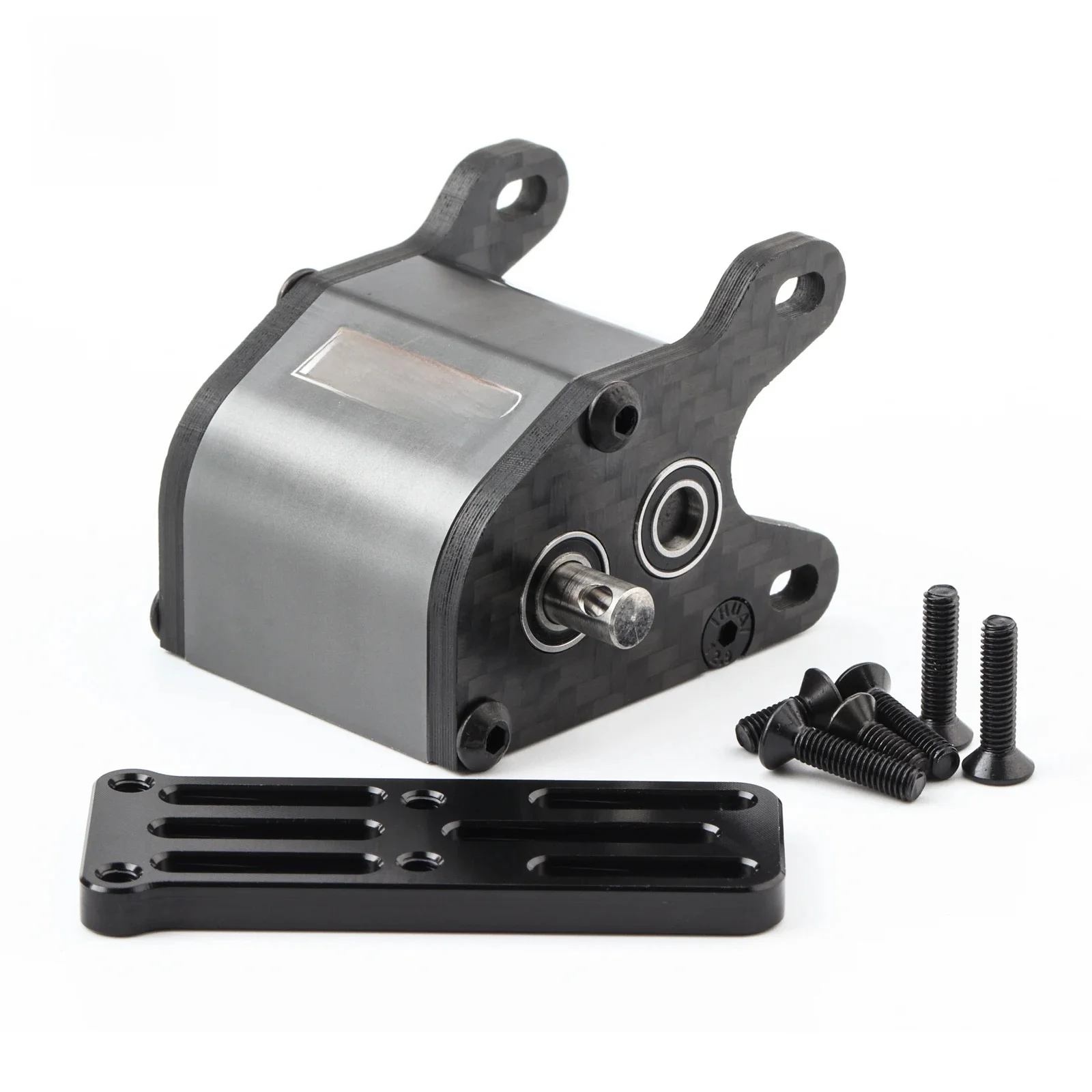 Transmission à double moteur ultralégère 48P, petite boîte de vitesses pour creuser un surdrive pour plate-forme de tricheur LCG sur chenilles 1/10 RC