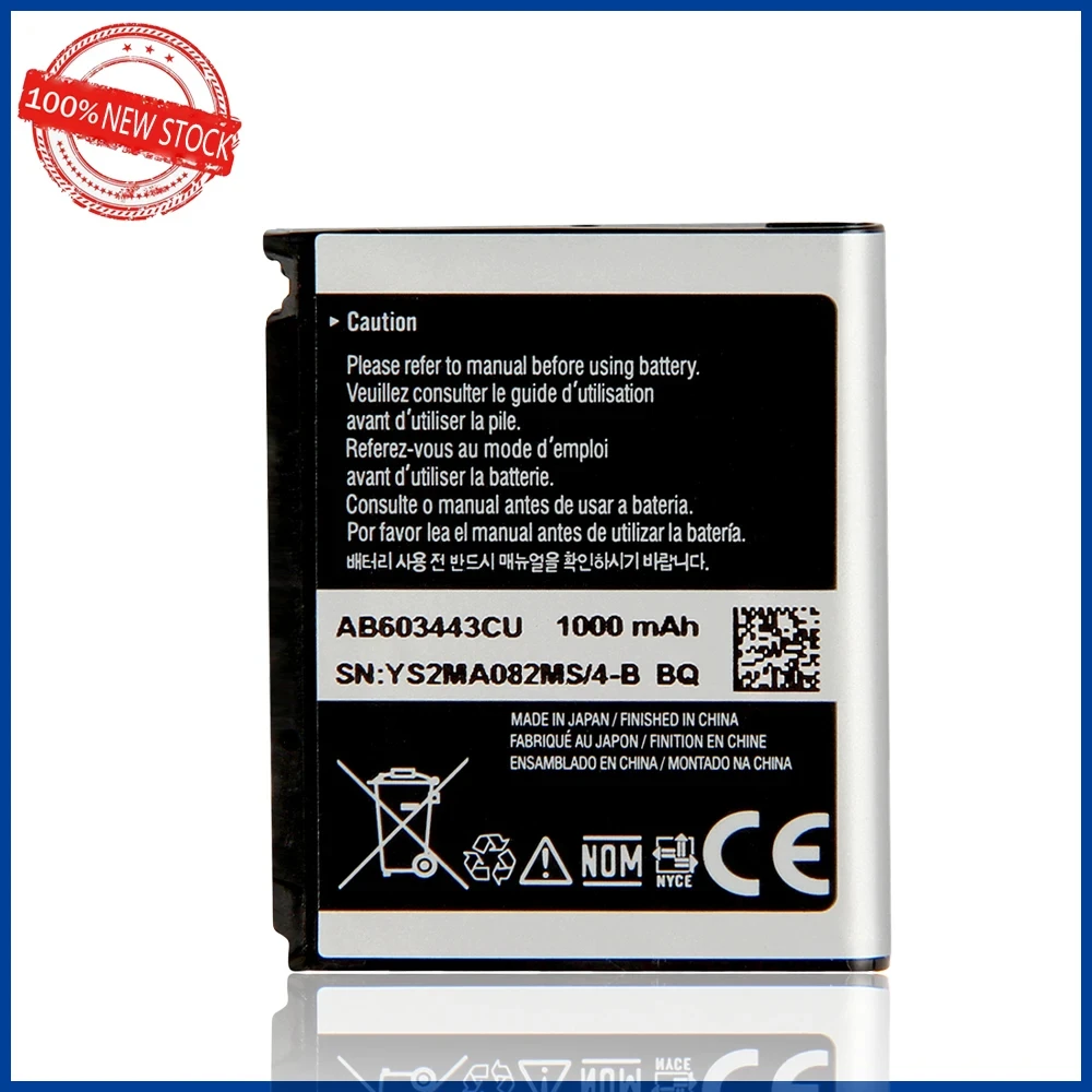 New AB603443CU AB603443CC AB603443CE Battery For Samsung S5230C F488E G808E L870 W159 S7520U GT-S5233 G800 S5230 F539 Battery