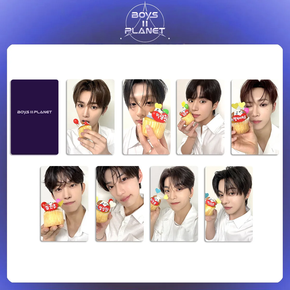 BOYS PLANET Card ALPHA DRIVE ONE Special Card Double Sides Printing Bright Film LOMO Card JUNSEO ARNO LEO Fans Collection Gift