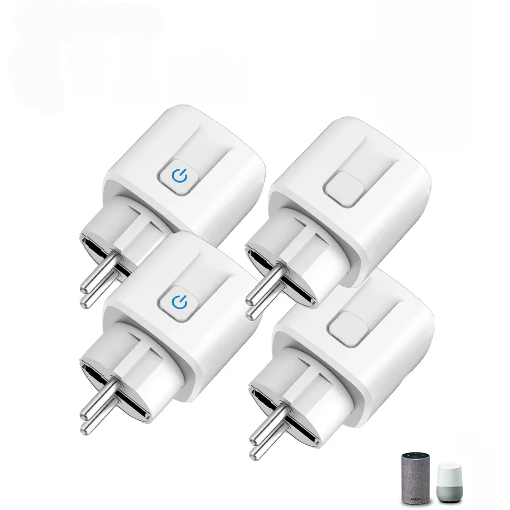 TUYA Smart Plug WiFi Socket EU 16A/20A Met Power Monitor Timing Functie Spraakbesturing Werkt met Alexa GoogleHome - afbeelding 2