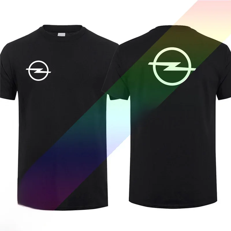 2024 Sommer Männer T-Shirt lässig neue Opels Corsa Motorsport Logo Team Racing T-Shirt Grafik kurze