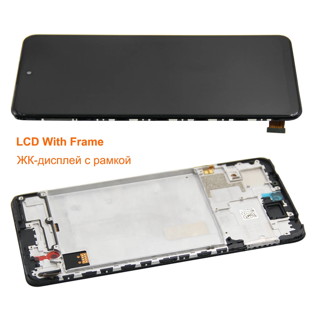 AMOLED Screen for Xiaomi Redmi Note 10 Pro M2101K6G M2101K6R LCD Display Touch Screen Digitizer Parts for Redmi Note 10 Pro