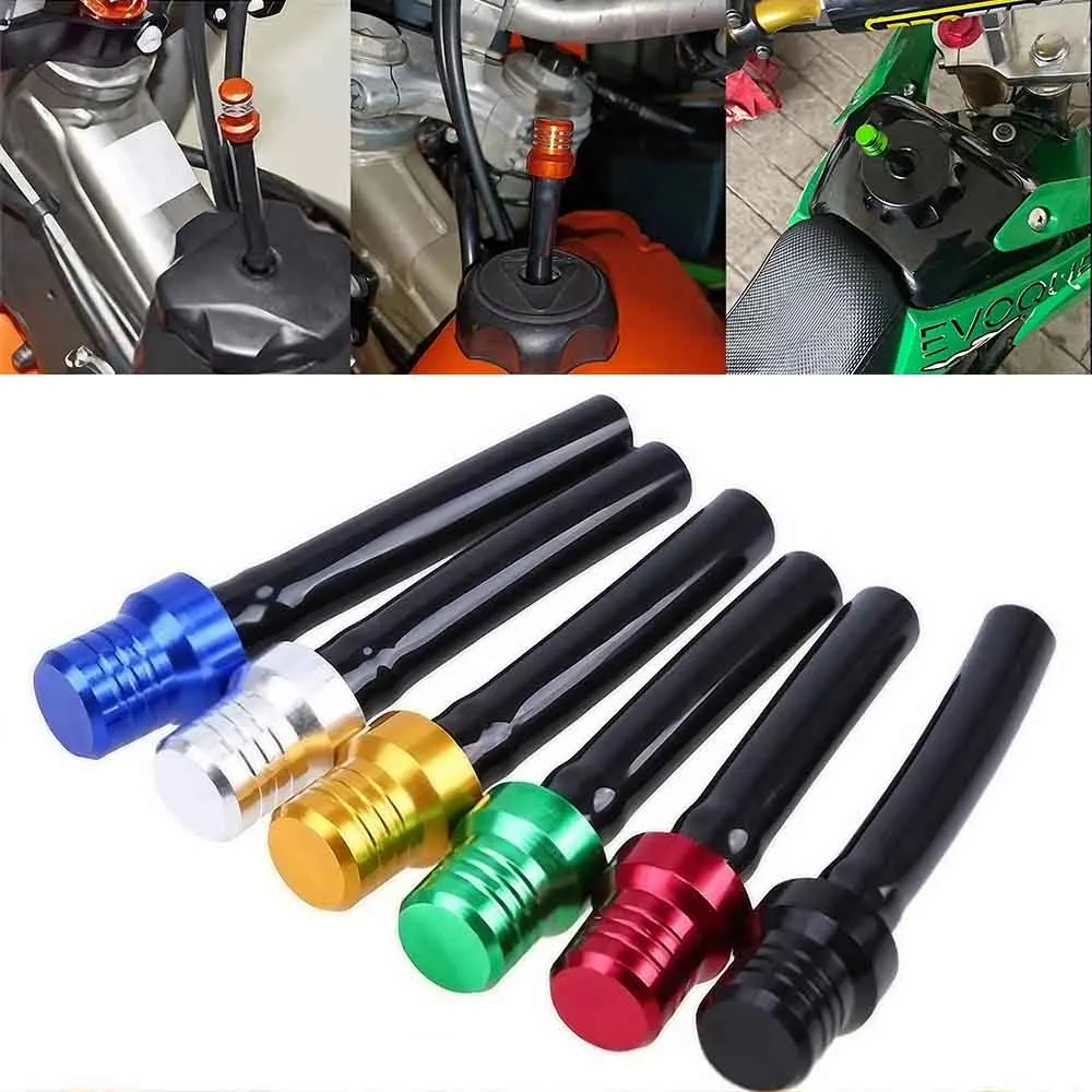 1PC/2PCS Anti-Backflow Fuel Cap Gas Tank Valve Vent Pipe for Motorcycle, ATV, Repair Shop, Off-Road Vehicle