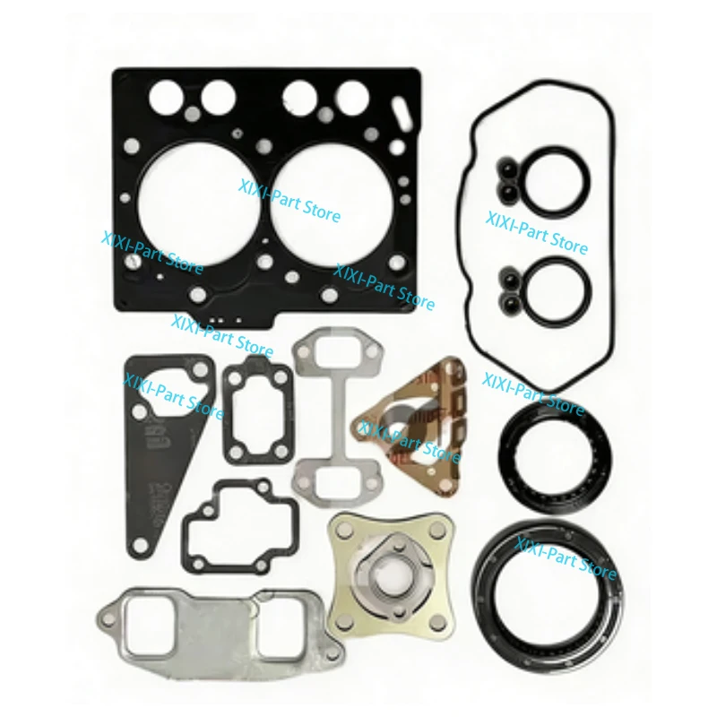 2TNE68 Full Gasket Kit Set For Yanmar 2D68E With Cylinder Head Gasket Overhaul Rebuild Kit Engine Parts