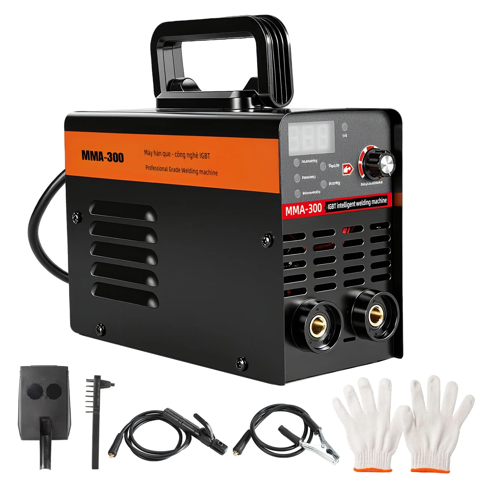 ماكينة لحام محمولة MMA 300 220 فولت تيار قابل للتعديل معدات لحام كهربائي مدمجة دليل لحام قوس معدني #1