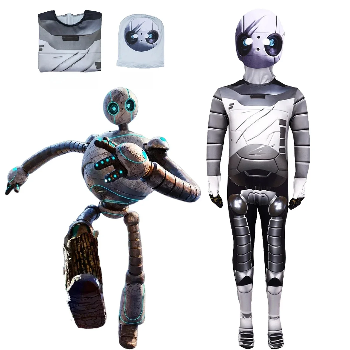 Dziki robot kostium dziecko dorosły Rozzum 7134 Cosplay body kobiety mężczyźni urodziny Halloween Cosplay Anime Cartoon kombinezon — 2
